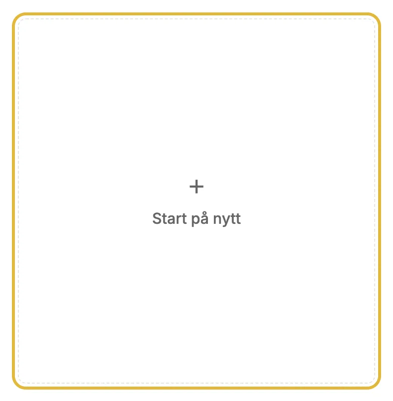 Kortet Start på nytt på kontrollpanelet